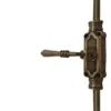 Antique Brass Lever Handle Door Brass Espagnolette Bolt  - Antique Brass