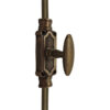 Limited Edition - Antique Brass Stephaney Espagnolette Bolt  - Antique Brass Unlacquered