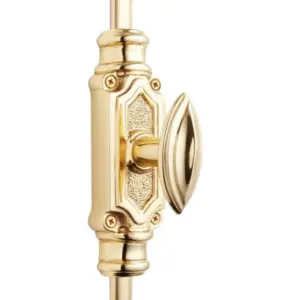 Bartle Door Brass Espagnolette Bolt Polished Brass Lacquered Upto 9 feet Doors & Windows  - Polished Brass
