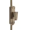 Valentino Antique Brass Espagnolette/Crémone Lock Bolt for up to 8.5 Feet High Doors & Windows  - Antique Brass Unlacquered