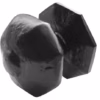 Antique Centre Door Knobs 72mm Dia Black
