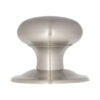 Stainless Steel Centre Door Knobs 70mm Diameter Satin Stainless Steel
