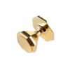 Jedo Forma Centre Door Knobs 70mm Polished Brass