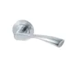 Stainless Steel Lever -130 x 73 - Rose 52mm