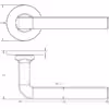 CR-104 Grade 316 Internal & External Door Handle
