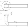 CR-104 Grade 316 Internal & External Door Handle