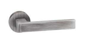 FMR254UG Forme Asti Lever Door Handle on Minimal Round Rose - Urban Graphite