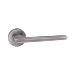 FMR422UG Forme Boston Lever Door Handle on Minimal Round Rose - Urban Graphite