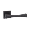 FMS213MB Forme Artemide Lever Door Handle on Minimal Square Rose - Matt Black