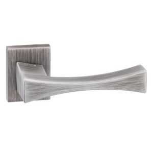 FMS213UG Forme Artemide Lever Door Handle on Minimal Square Rose - Urban Graphite