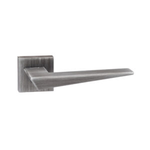 FMS215UG Forme Naxos Lever Door Handle on Minimal Square Rose - Urban Graphite
