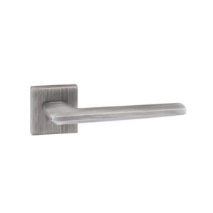 FMS422UG Forme Boston Lever Door Handle on Minimal Square Rose - Urban Graphite