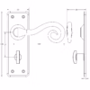 Antique Chester Suite Lever on Plate