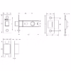 Jedo Kontrax Tubular Latches