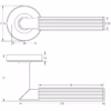 Three One Six Linear Knurled Door Handle