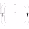 Stainless Steel 19mm D Shape Pull Handles B2B Fixing