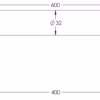 Stainless Steel 32mm Guardsman Pull Handles B/T Fixing