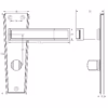 Jedo Deco Suite Lever on Plate