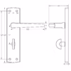 Jedo Bray Suite Lever on Plate