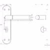 Jedo Mitred Suite Lever on Plate