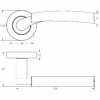Jedo Dual Range Arkus Door Handles