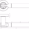 Jedo Dual Range Lydia Door Handles