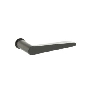 T1967R5SMB Tupai Rapido 5S Line Torrao Lever Door Handle on 5mm Slimline Round Rose - Pearl Black