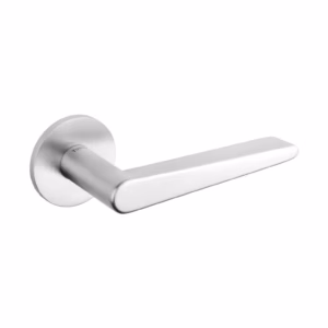 T1967R5SSC Tupai Rapido 5S Line Torrao Lever Door Handle on 5mm Slimline Round Rose - Satin Chrome