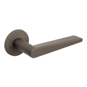 T1967R5STT Tupai Rapido 5S Line Torrao Lever Door Handle on 5mm Slimline Round Rose - Titanium