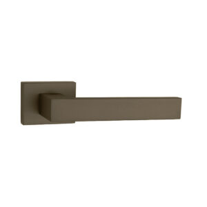 T2275LTT Tupai Rapido RetaLine Rillo Lever Door Handle on Long Rose - Titanium