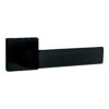 T2732SMB Tupai Rapido CurvaLine Turis Lever Door Handle on Square Rose - Pearl Black