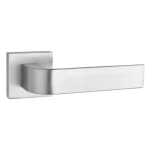 T2732SSC Tupai Rapido CurvaLine Turis Lever Door Handle on Square Rose - Satin Chrome