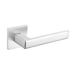 T3095S5SSC Tupai Rapido 5S Line Portel Lever Door Handle on 5mm Slimline Square Rose - Satin Chrome