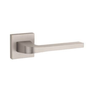 T3097SPL Tupai Rapido CurvaLine Valbona Lever Door Handle on Square Rose - Pearl Nickel