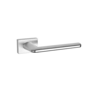 T3098LSC Tupai Rapido RetaLine Tavira Lever Door Handle on Long Rose - Satin Chrome