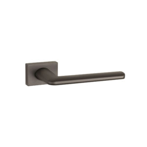 T3098LTT Tupai Rapido RetaLine Tavira Lever Door Handle on Long Rose - Titanium