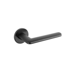 T3098R5SMB Tupai Rapido 5S Line Tavira Lever Door Handle on 5mm Slimline Round Rose - Pearl Black