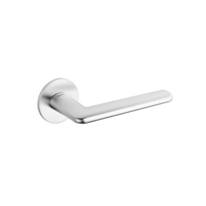 T3098R5SSC Tupai Rapido 5S Line Tavira Lever Door Handle on 5mm Slimline Round Rose - Satin Chrome