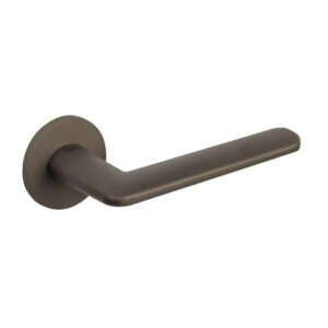 T3098R5STT Tupai Rapido 5S Line Tavira Lever Door Handle on 5mm Slimline Round Rose - Titanium