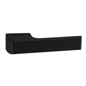 T3099LMB Tupai Rapido RetaLine Panela Lever Door Handle on Long Rose - Pearl Black