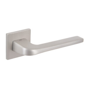 T4007S5SPL Tupai Rapido 5S Line Canha Lever Door Handle on 5mm Slimline Square Rose - Pearl Nickel