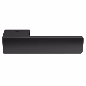 T4084LMB Tupai Rapido RetaLine Cartelle Lever Door Handle on Long Rose - (Without Decorative Plate) - Pearl Black