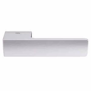 T4084LSC Tupai Rapido RetaLine Cartelle Lever Door Handle on Long Rose - (Without Decorative Plate) - Satin Chrome