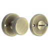 Burlington Westbourne Knurled Turn & Release Antique Brass