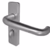 Aluminium 19mm Round Bar Lever on Plate