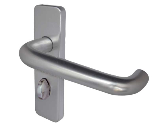 Aluminium 19mm Round Bar Lever on Plate