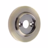 Replacement Roses for Porcelain Door Knobs 60mm Antique Brass