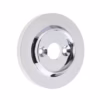 Replacement Roses for Porcelain Door Knobs 60mm Polished Chrome