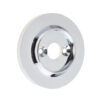 Replacement Roses for Porcelain Door Knobs 60mm Polished Chrome