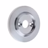 Replacement Roses for Porcelain Door Knobs 60mm Satin Chrome